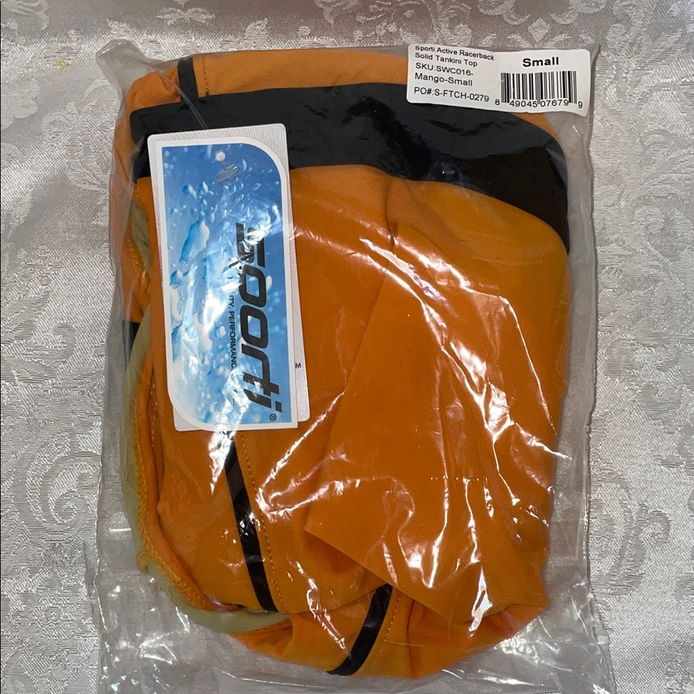 NWT Sporti Active Racerback Tankini Top. Size S - Picture 1 of 3